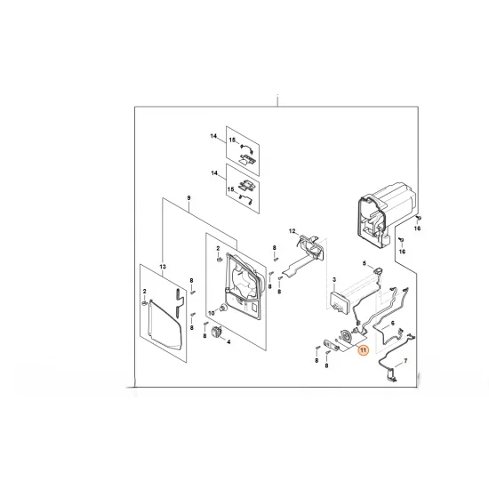 STIHL  Potencjometr obrotowy 4854 430 6700